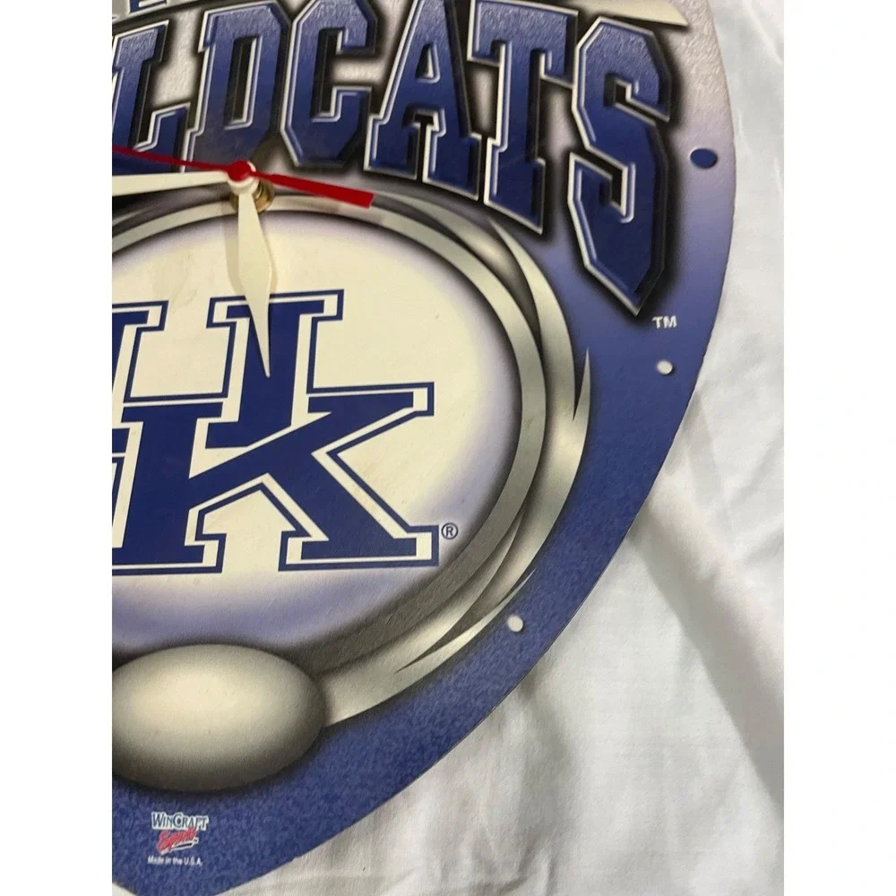 University of Kentucky Wildcats Vintage World Clock Works RARE Made in USA👀⬇️